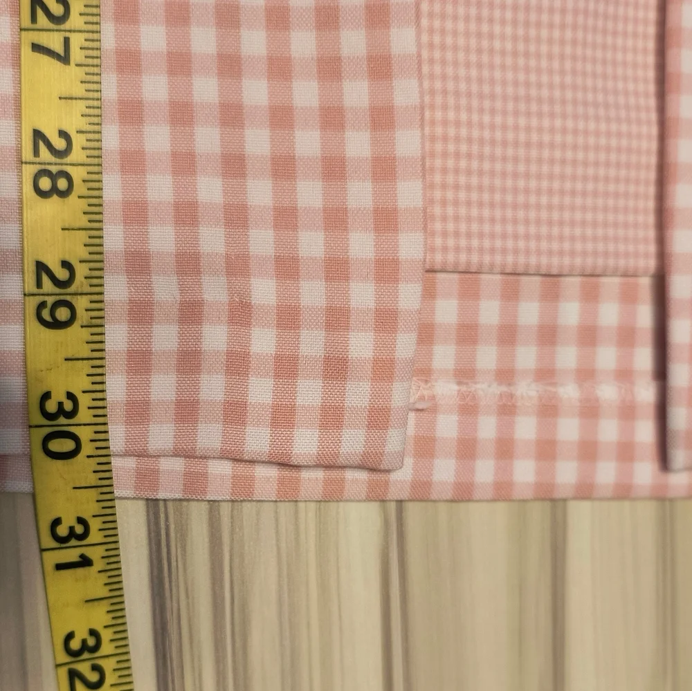 Vintage Willow Ridge Cottagecore modest Pink Gingham 2 Piece Set Size 8 - Picture 8 of 13